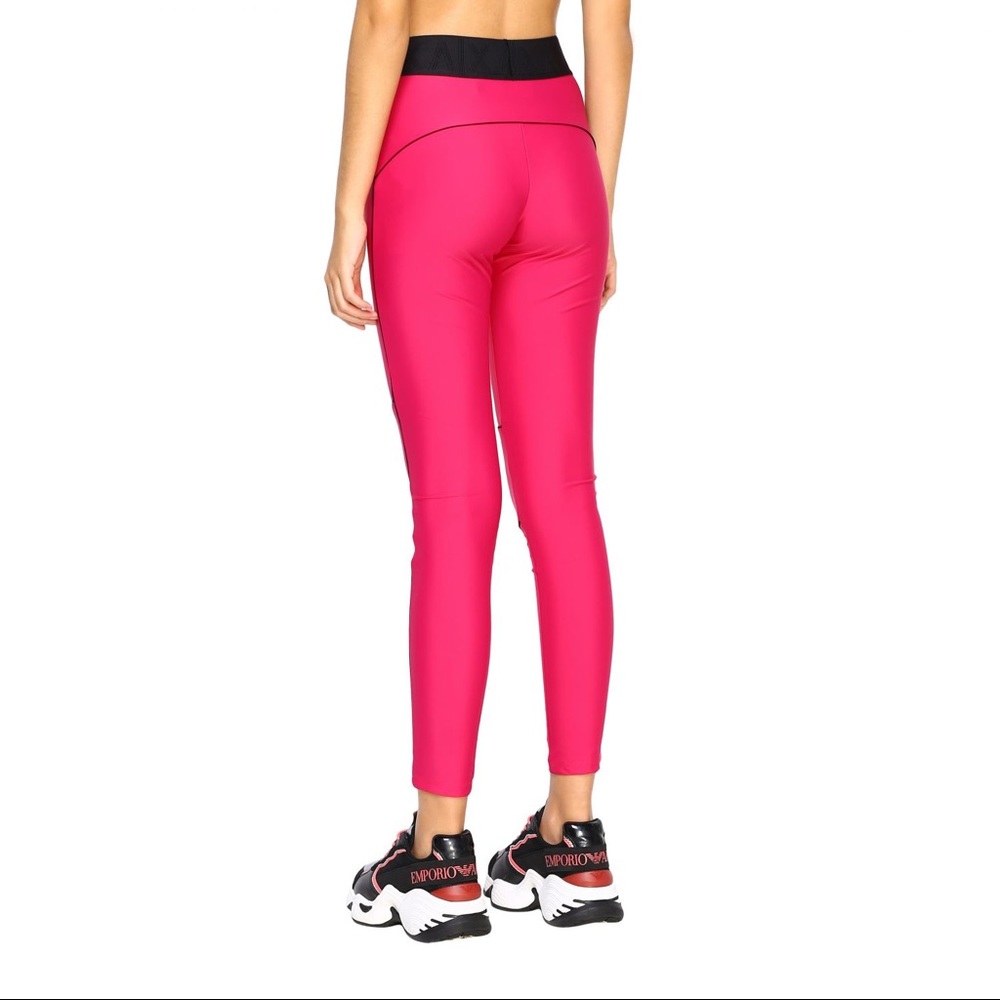 Armani Exchange Technical Jersey Leggings  Fuchsia